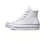 Converse Chuck Taylor All Star Platform Leather High-Top BASKETS PLATEFORME Femme