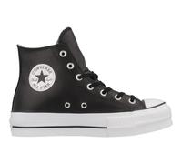 Converse Chuck Taylor All Star Platform Leather High-Top Cuir Noir - 35