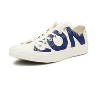 Converse Chuck Taylor CTAS Ox Canvas, Chaussures de Fitness Mixte Enfant, Multicolore (Natural/Blue/Egret 100), 26 EU