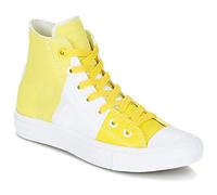 Converse Chucks 155495C Chuck Taylor All Star II Ox, Blanc, Gomme Blanche, Jaune Frais, Jaune, Blanc et Blanc, 39 EU