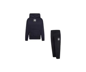 CONVERSE Combinaison noire avec logo enfant et fille