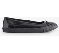 Converse Converse Black Chuck Taylor All Star Dainty Ballerina Patent Leather Trainers