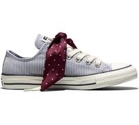 Converse Converse Blue/White Chuck Taylor Striped Bow Detail Low Trainers
