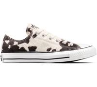 Converse Converse Brown/White Pony Cow Print All Over Low Trainers