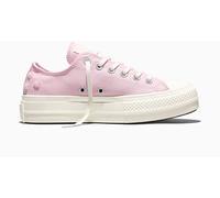 Converse Converse Pink Chuck Taylor Lift Platform Beaded Low Trainers