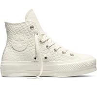 Converse Converse White Chuck Taylor Lift Animal Crocodile High Trainers