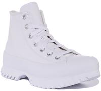 Chaussures pour Femme - CONVERSE - Chuck Taylor All Star Lugged 2.0 Hi - Blanc - Lacets - Textile - Plat 38
