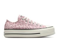 Converse - Sneakers compensées en toile - Chuck Taylor All Star Lift Low Sugar Berry/Vintage White/Black pour Femme - Taille 38 - Rose Rose 38