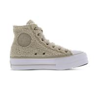 Converse Ctas Lift Platform High Femme - Baskets, Beige - Pointure 37.5 - Textile, Synthétique Beige 37.5