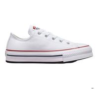 Converse Ctas Platfo Ox - Baskets basses fille blanc en canvas à lacets 40