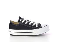 Converse Ctas Platfo Ox - Baskets basses fille noir, lacets, confort 31