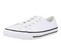 Converse Damen 564984c Chuck Taylor All Star Dainty Basic Leather plimsolls, Weiß White Black, 36 EU