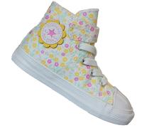 Converse Enfants Chaussures Chuck Taylor HI Baskets Sneakers Été Blanc Fleurs 24