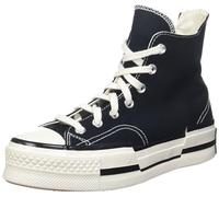 Converse Femme Chuck 70 Plus Canvas Sneakers Basses, Noir, 38 EU