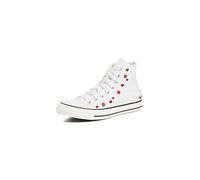 Converse Femme Chuck Taylor All Star Basket, Blanc/Rouge/Aigrette Vintage, 37.5 EU