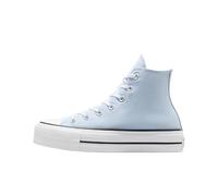 Converse Femme Chuck Taylor All Star High-Top Platform Sneaker Basket, Bleu Supermoon/Ivoire Naturel/Noir, 36.5 EU