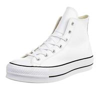 CONVERSE Baskets hautes 'CHUCK TAYLOR ALL STAR LIFT HI LEATHER' noir / blanc, Taille 42,5