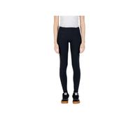 Converse, Femme, Pantalons, Noir, Taille: 36 FR Leggings Taille Haute en Coton