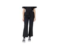 Converse, Femme, Pantalons, Noir, Taille: 36 FR Star Chevron Open Hem Pant
