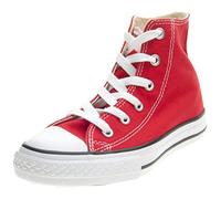 Converse Femme Youths Chuck Taylor All Star Hi Shoes, Rouge, 34 EU