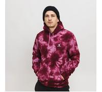 Converse go-to star dyed brushed back fleece pullover hoodie M