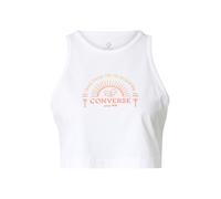 CONVERSE Haut 'Good Vibes' orange / orange clair / blanc, Taille XS