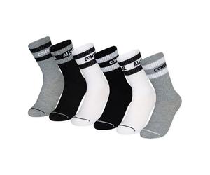 Converse Kids Chaussettes Basic Wordmark Crew 6 Paires