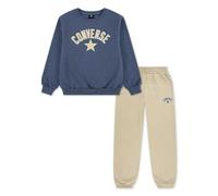 Converse Ensemble sweat-shirt et jogging Heritage Est Cnv Po Beige/Bleu 12-13 ans Garçon