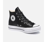 Converse Leather Chuck Taylor All Star Platform Unisexe- (Noir/Blanc)