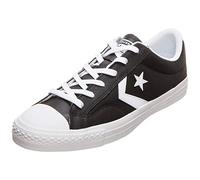 Converse Lifestyle Star Player Ox Leather, Chaussures de Fitness Mixte Enfant, Noir (Black/White/White 083), 39 EU