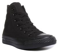 Converse M3310 Ct As Hi Noir Mono Lacets Femmes Trainer En Noir UK 3 - 13