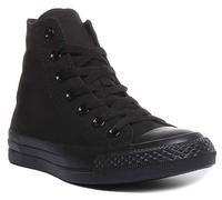 Converse M3310 Noir Mono Demi Baskets Femmes En Noir UK 3 - 13