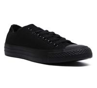 Converse M5039 Basse En Toile À Lacets Pour Femmes En Noir UK 3 - 14