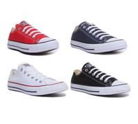 Converse M7652C Ox All Star Basse À Lacets Femme En Blanc UK 3 - 7