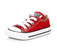 Converse Mixte Bébé Chuck Taylor Chaussons, Blanco Rojo, 22 Eu Uk