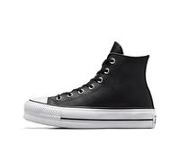 Chuck Taylor All Star Platform Clean Leather Black/ White unisex 37.5