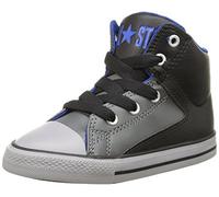 Converse Mixte Enfant CT High STR Mix Baskets Basses, Gris (Gris/Noir/Bleu), 22 EU