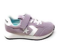 Converse Omega Trainer A14381C Lilas blanc, semelle en caoutchouc, fermeture avec cordon élastique et déchirure pour fille, Lilas blanc, 31 EU