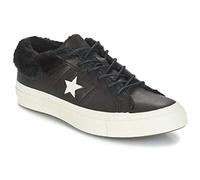 Converse One Star Leather Ox Baskets Mode Femmes Noir - 37 - Baskets Basses