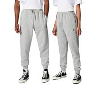 Converse Go-To Embroidered Star Chevron Standard Fit Fleece Sweatpant Grey unisex L