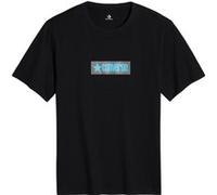 Converse Retro Block Logo T-shirt Black Taille: S | T-shirts avec imprimés Outlet | Homme | Le Noir
