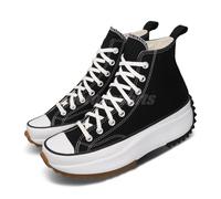 Converse Run Star Hike Black White Gum Men Unisex Casual Platform Shoes 166800C
