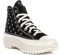 Converse Run Star Hike Crafted Stitches Textil Sneaker in Schwarz Gold - 4.5 UK - 37.5 EU - 5M/6.5F US / Black Gold