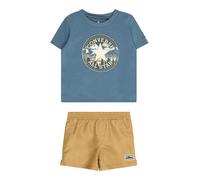 CONVERSE Set 'GEARED UP' camel / bleu fumé / blanc, Taille 80-86