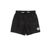 CONVERSE Shorts de bain noir / blanc, Taille 152-158
