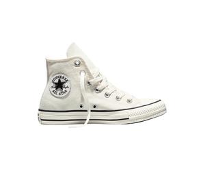 Converse - Sneakers en toile - Chuck Taylor All Star Classic High Egret/Black/Egret pour Femme - Taille 37 - Blanc Blanc 37