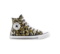 Converse - Sneakers hautes en toile - Chuck Taylor All Star Classic High Black/White/Brown - Taille 38 - Noir Noir 38