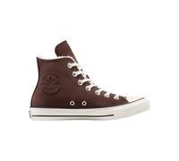 Converse - Sneakers hautes fourrées - Chuck Taylor All Star Classic High Totally Fudged/Egret/Black pour Femme - Taille 37 - Marron Marron 37
