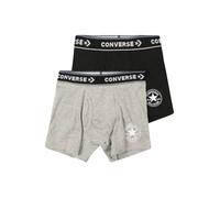 CONVERSE Sous-vêtements gris chiné / noir / blanc, Taille 176