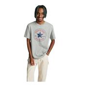 CONVERSE Stand FIT Chuck Patch Core Tee VGH T-Shirt, Anthracite/Rouge, L Unisex Adult